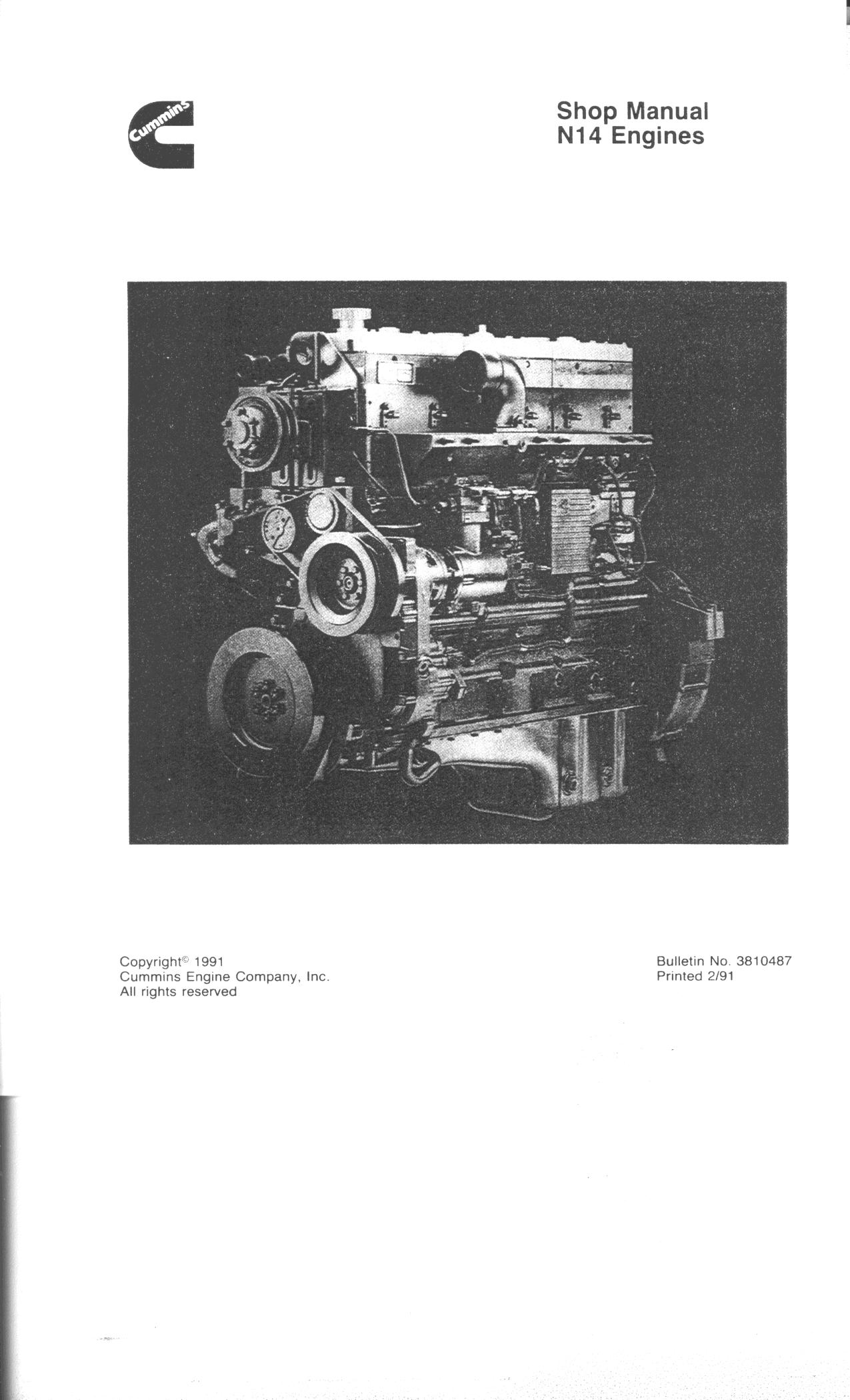 N14 Shop Manual